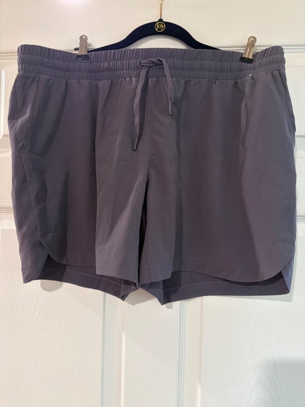 Mondetta Mens XL Gray Performance Shorts With Elastic Waist & Drawstring